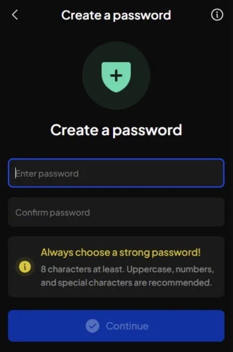 master password